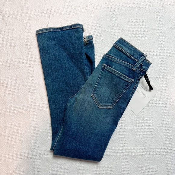 CURRENT ELLIOTT High Waist Distressed Kick-flare Jeans - Picture 7 of 12